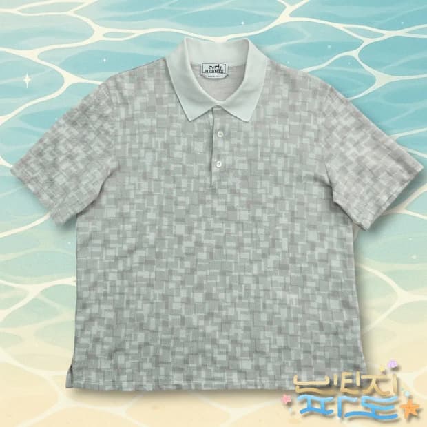 L HERMES 에르메스 24FW 레이어 인 에이치 폴로 셔츠