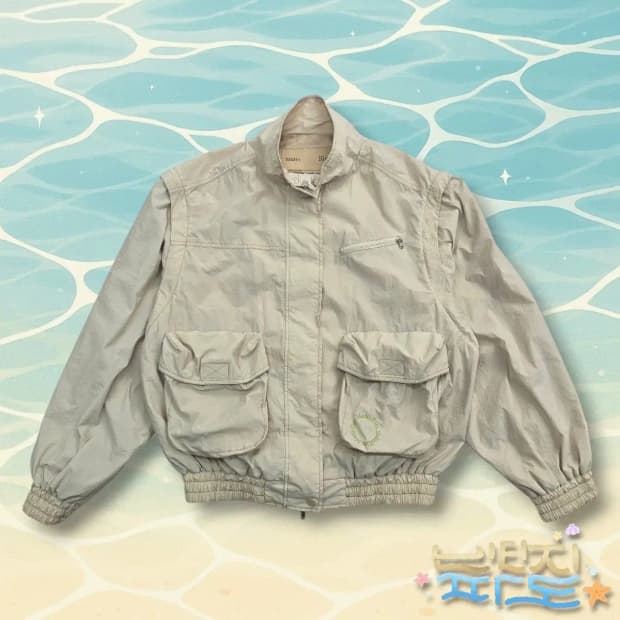 F 마땡킴 디태쳐블 슬리브 볼륨 점퍼