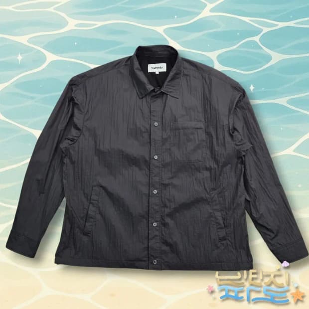 L 105 커스텀멜로우 새드스마일 립스탑 셔켓