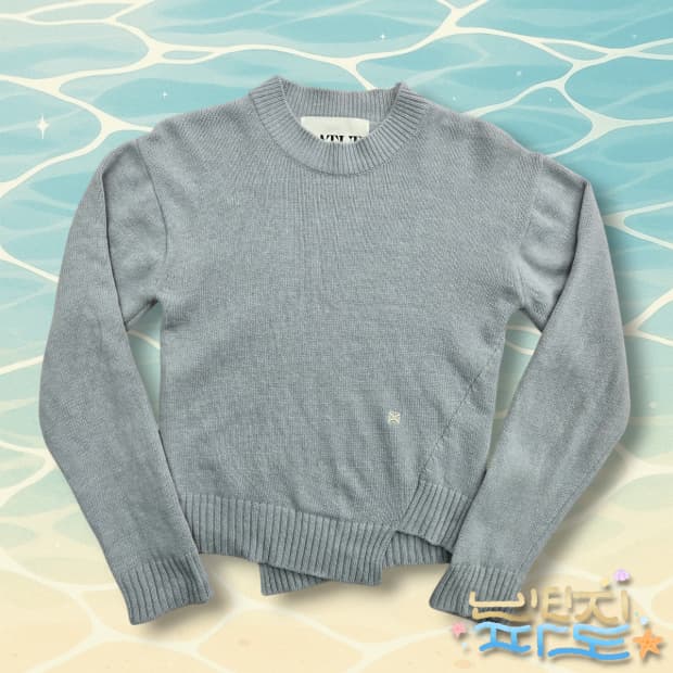 S SATUR 세터 더블린 언발란스 캐시미어 니트