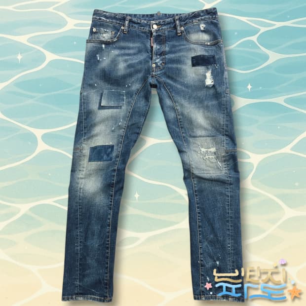 48 정품 디스퀘어드2 18SS 타이디 바이커진