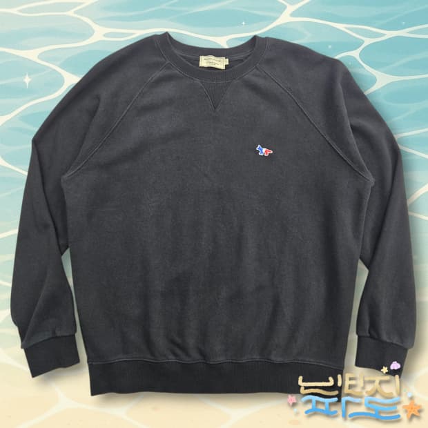 L 메종키츠네 폭스패치 맨투맨