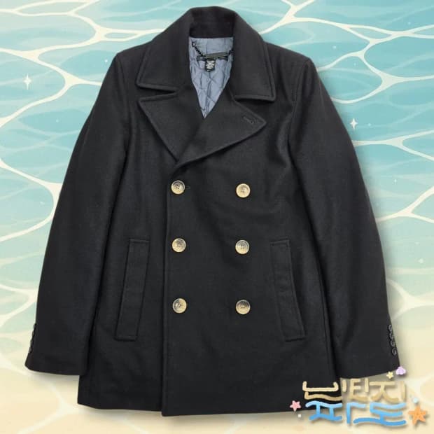 M 마크제이콥스 퀼팅 더블브레스티드 반코트