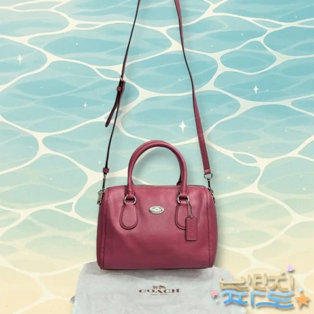 COACH 코치 베넷 핑크 2WAY 토트 크로스백