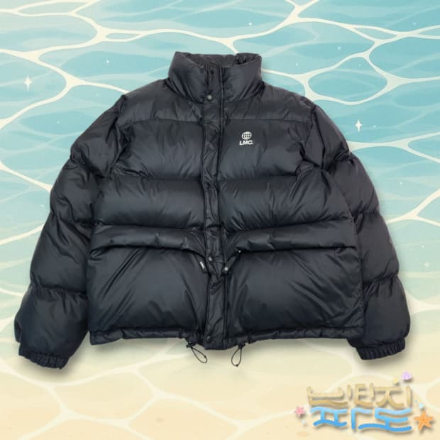 S LMC 덕다운 리버시블 푸퍼 패딩
