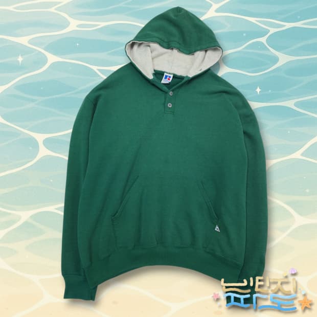 XL 90S USA 러셀 빈티지 어센틱 후드