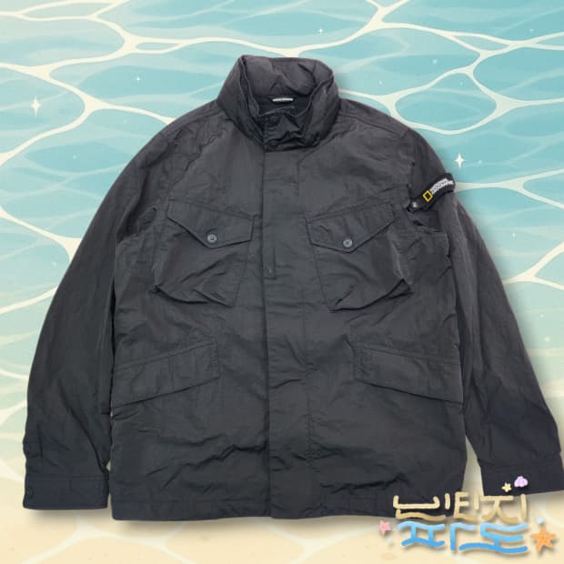 100 내셔널지오그래픽 와펜 나일론 유틸리티 자켓