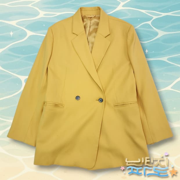 42 100 COS 코스 더블버튼 블레이저 자켓