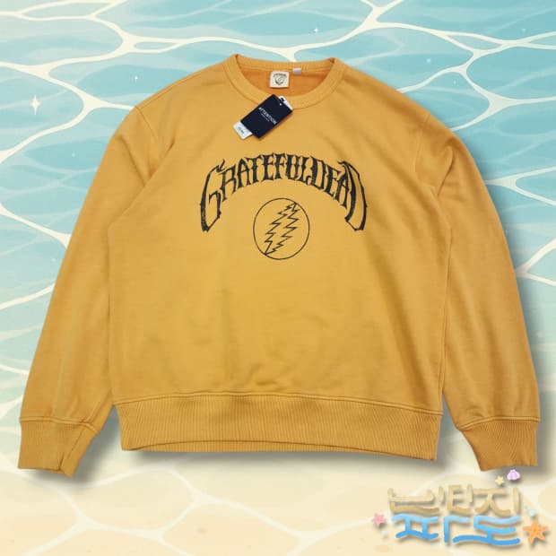 XL 새제품 GU 그레이트풀데드 워시드 맨투맨