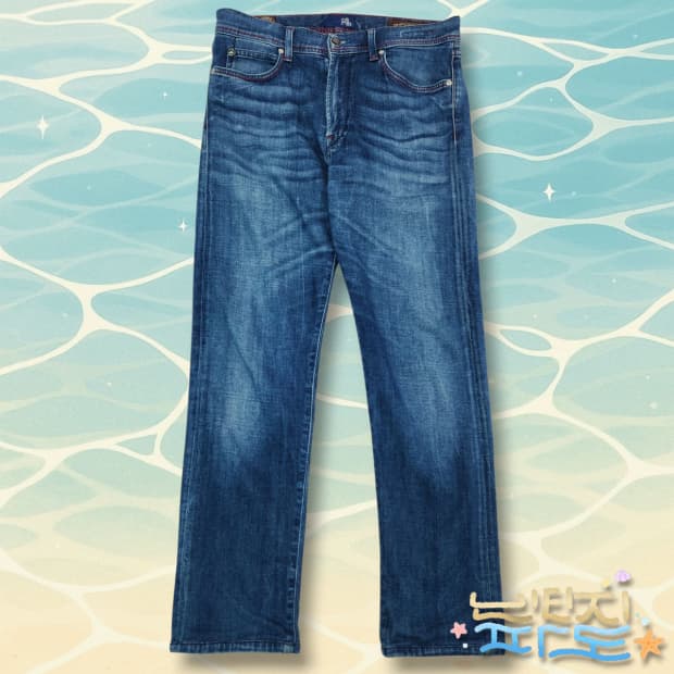 32 로이 로저스 스트레이트 워싱 청바지