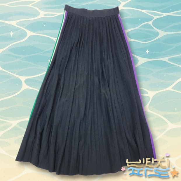 2 sandro 산드로 사이드라인 플리츠 스커트