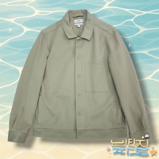 M COS 코스 트윌자켓 라이트카키