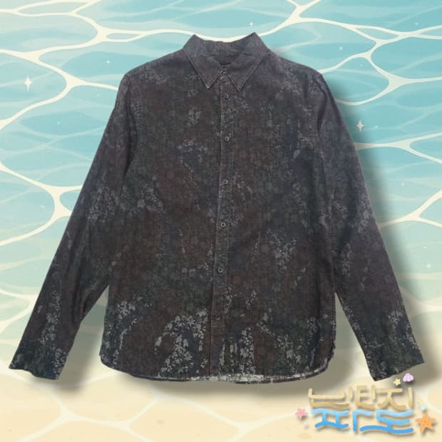 S 올세인츠 플로럴 패턴 셔츠