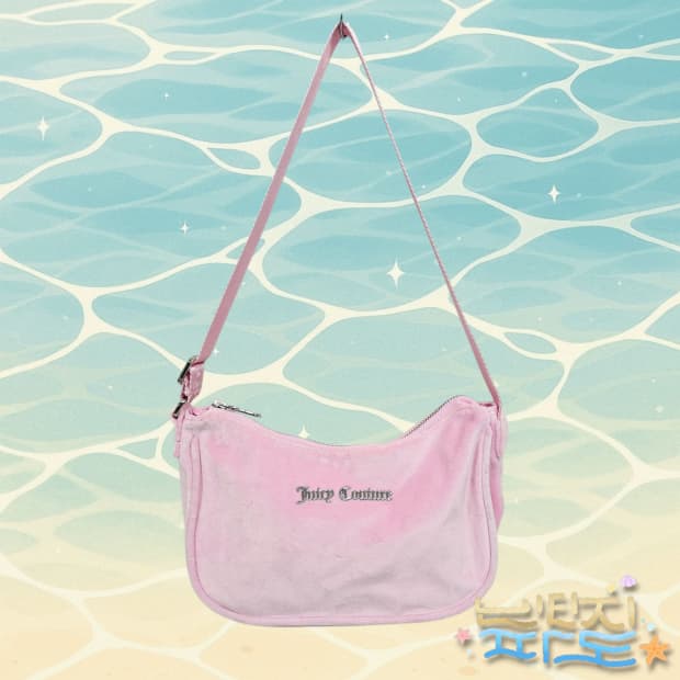 쥬시꾸뛰르 Jc Kendal 벨루아 숄더백