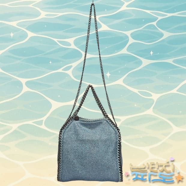 스텔라맥카트니 바비벨라 글리터 우븐백 스몰