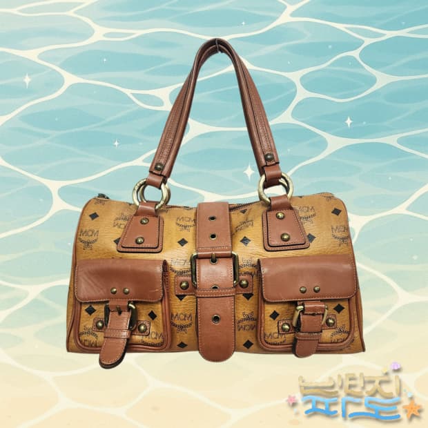 MCM 엠시엠 비세토스 보스턴 토트백