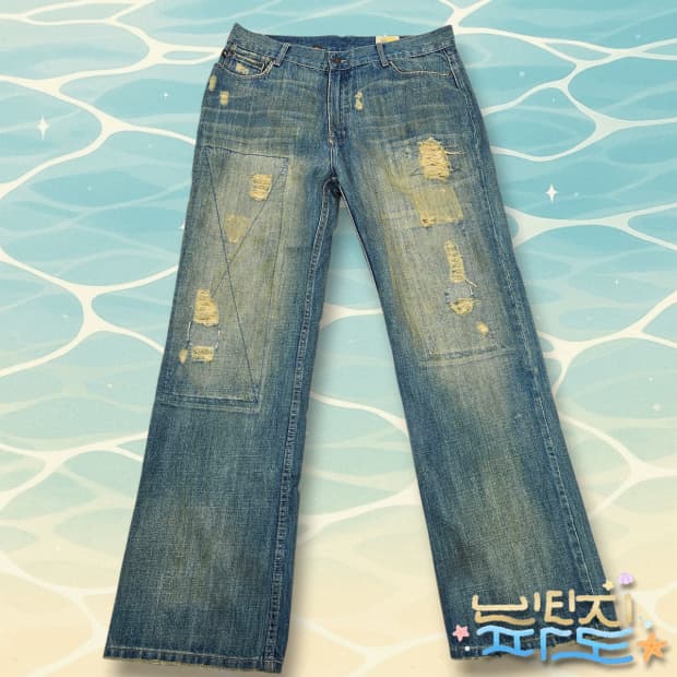 36 빈티지 홀리스터 데미지 청바지