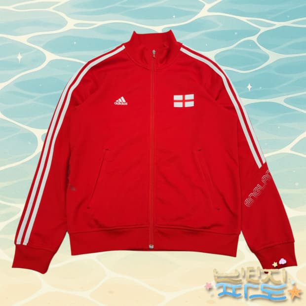 100 아디다스 잉글랜드 트랙탑 져지