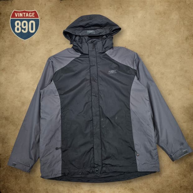 [110] UMBRO 엄브로 투톤 후드 바람막이