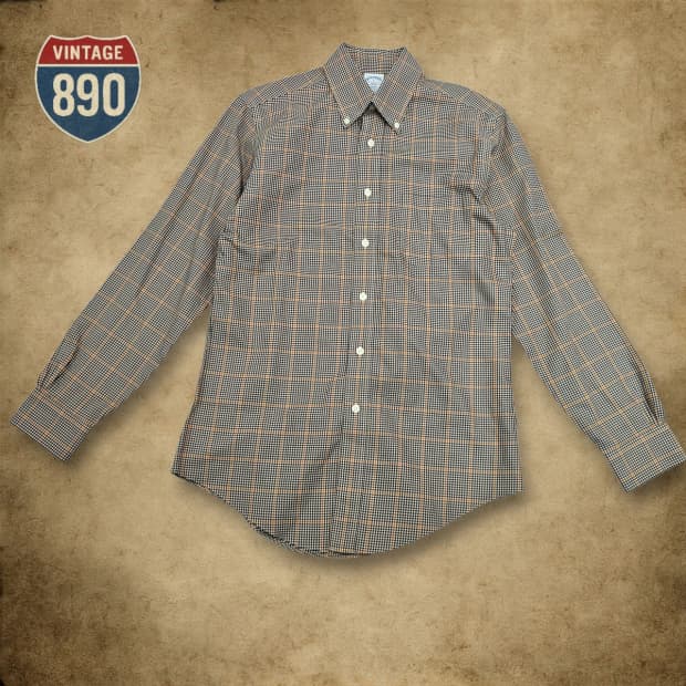 [S] Brooks Brothers 브룩스브라더스 리젠트 체크 셔츠
