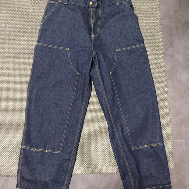 칼하트윕 블루 더블니 팬츠 XL