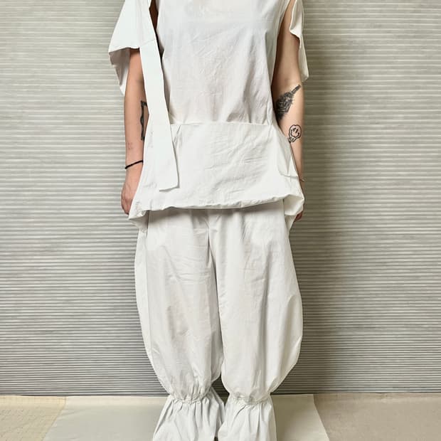 꼼데가르송 14ss 본디지 벌룬 블라우스 comme des garcons