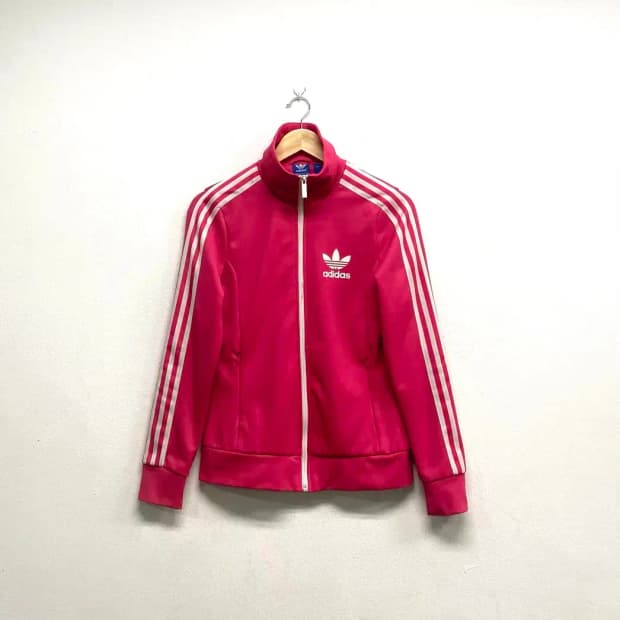 아디다스 핑크 레오파드 트랙탑 90