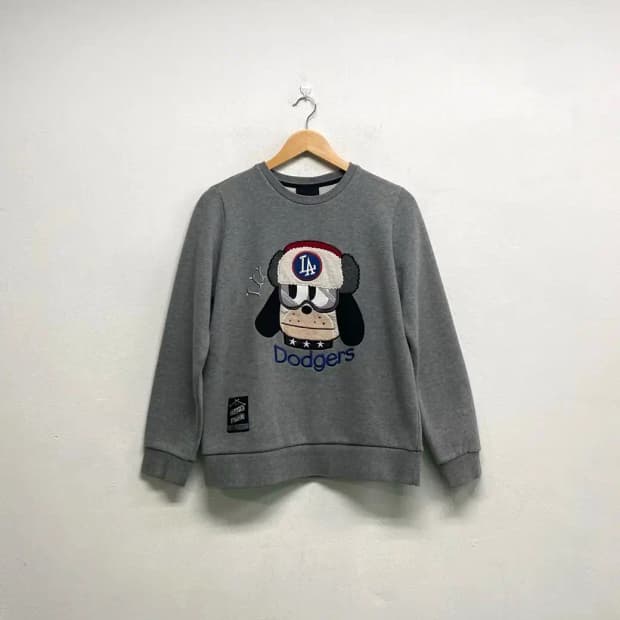 MLB LA 다저스 그레이 맨투맨 S