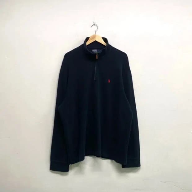 폴로 랄프로렌 반집업 니트 2XL