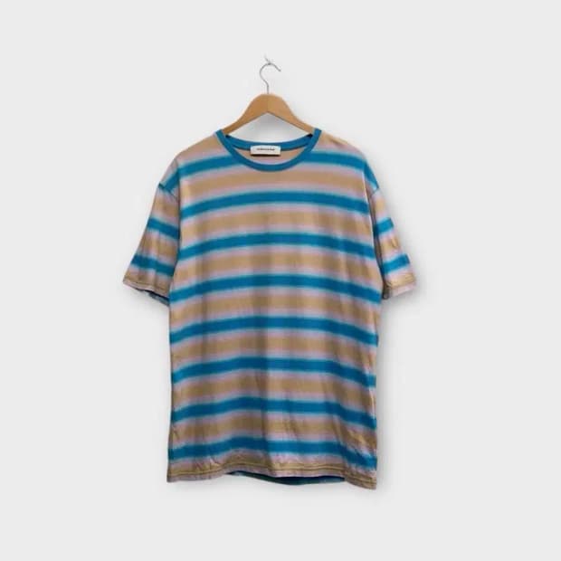 앤더슨벨 그라데이션 스트라이프 티셔츠 L