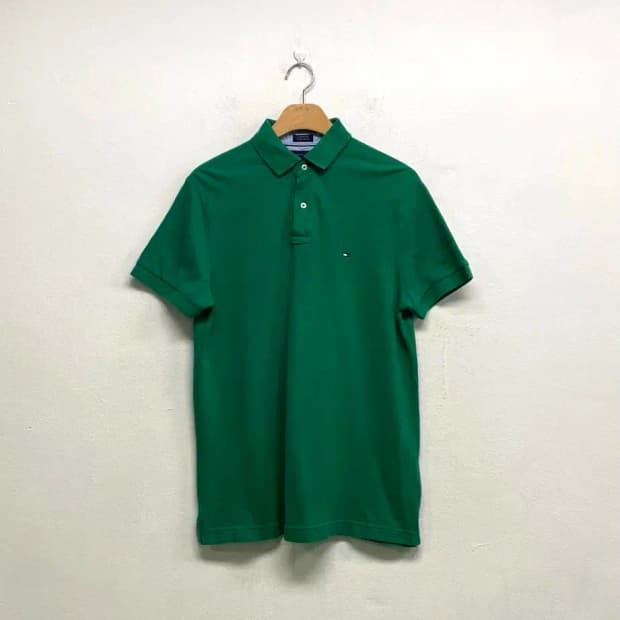 타미힐피거 그린 PK 반팔티 S-M