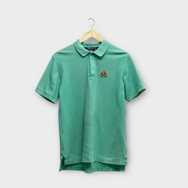 버버리 아카이브 올드스쿨 카라 pk 티셔츠 S