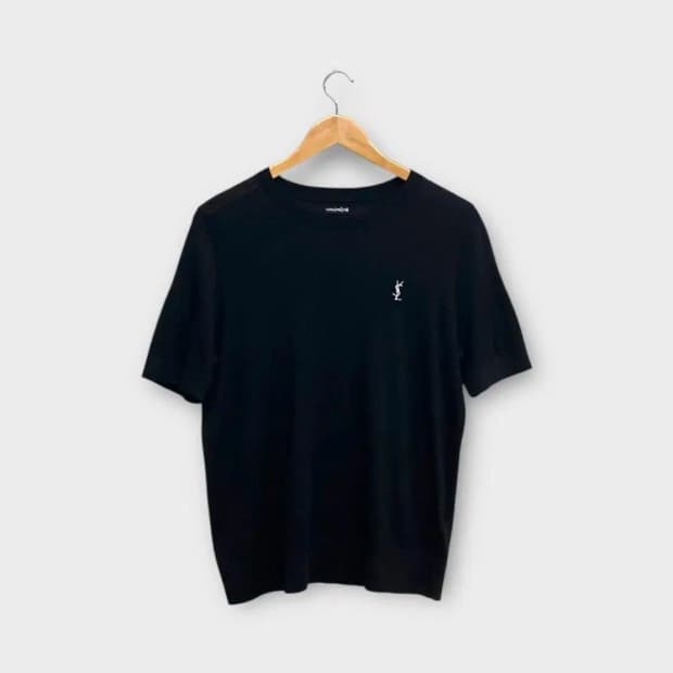 생로랑 YSL Saint Laurent Paris 클래식 반팔니트