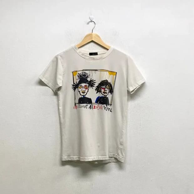 [디스퀘어드2] 워홀 팝아트 라운드넥 M