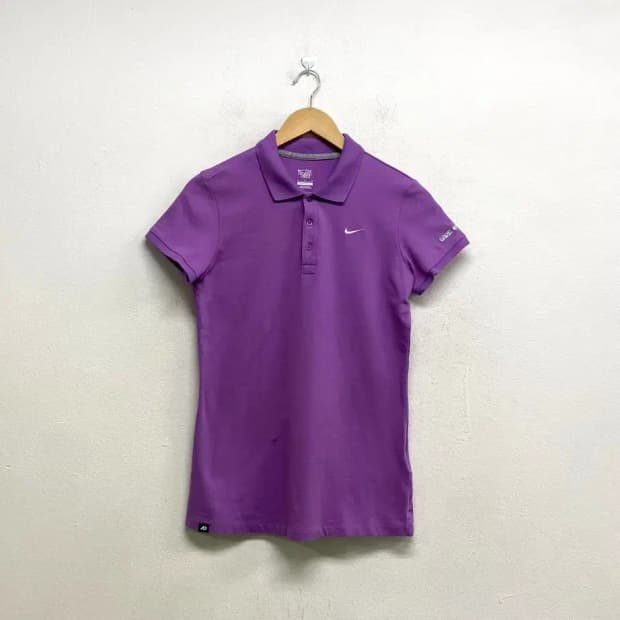 나이키 로고 우먼 카라 티셔츠 M