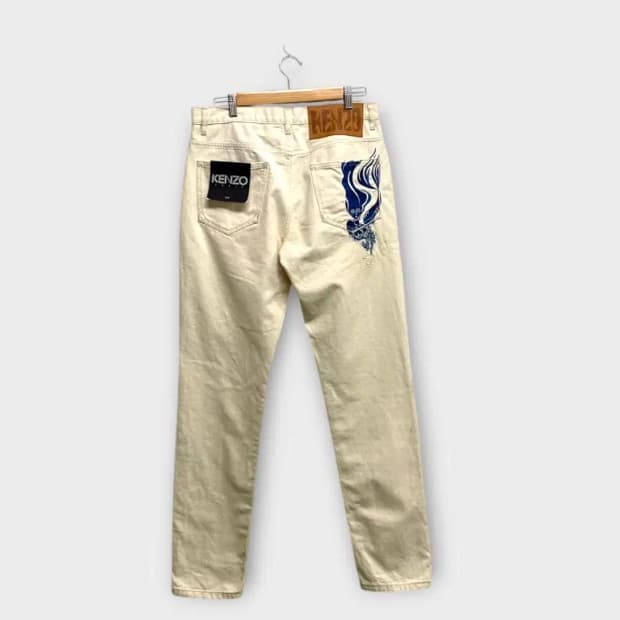 [새상품] 겐조 Y2K 아이보리 데님 팬츠 (31size)