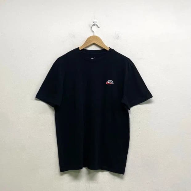 나이키 헤리티지 블랙 반팔티 M