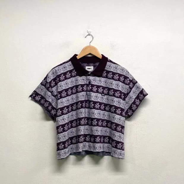 오베이 OBEY 빈티지 Flower Shirt- free