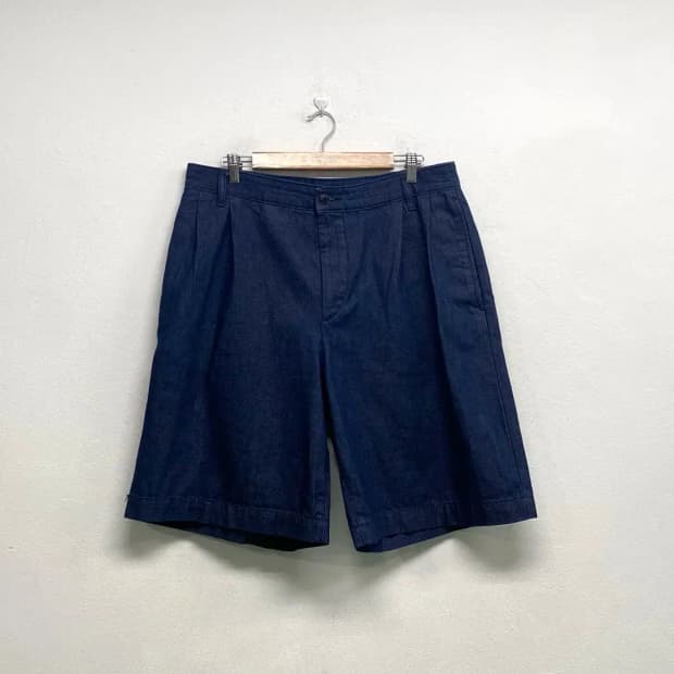 자라 와이드핏 투턱 데님 팬츠-32size