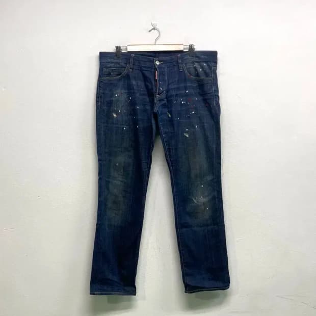 디스퀘어드2 [DSQUARED2] 페인팅 데님팬츠 -52사이즈