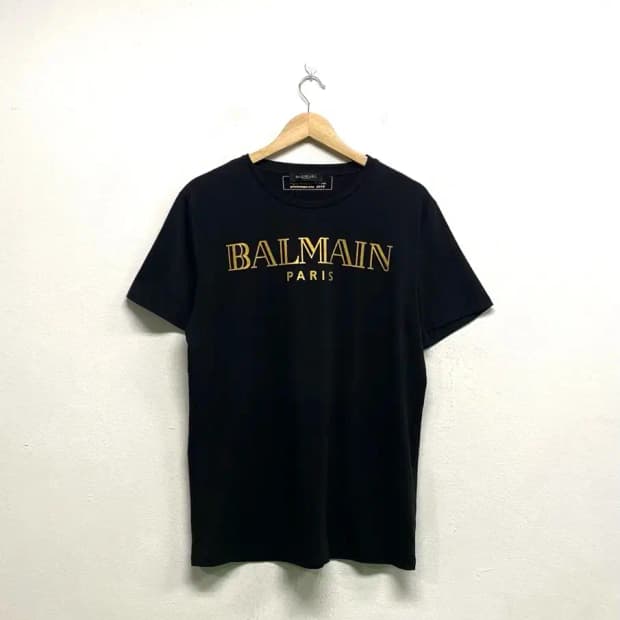 발망 메탈릭로고 코튼 티셔츠 L-XL