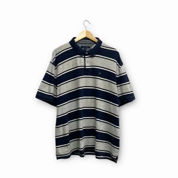 타미힐피거 스트라이프 반팔티 XL