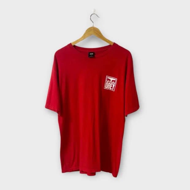 오베이 OBEY 아이즈 아이콘 반팔티셔츠 L