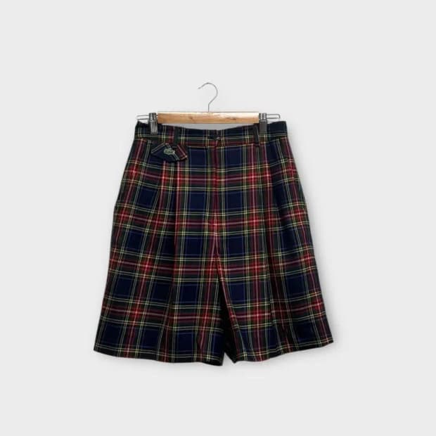 라코스테 체크 반바지  [73-96 사이즈]