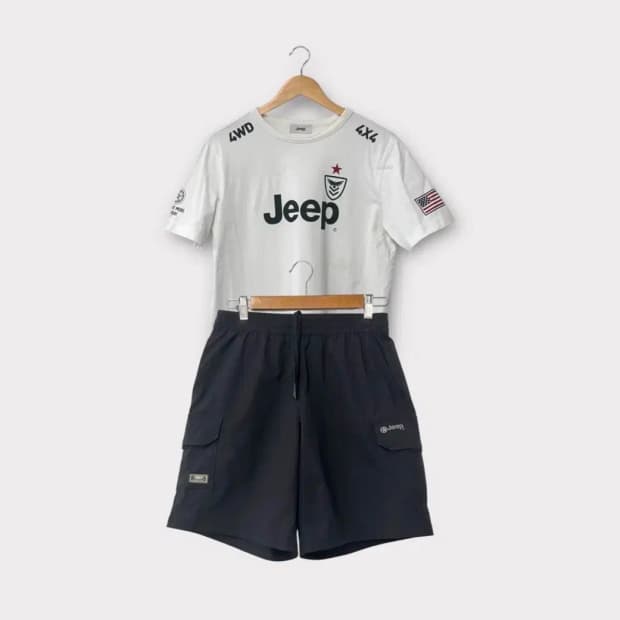 JEEP 지프 상하 카고바지 셋업 S