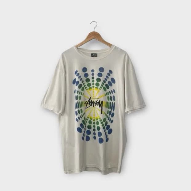 스투시 아티쿠스 피그먼트 다이드 티셔츠 XL