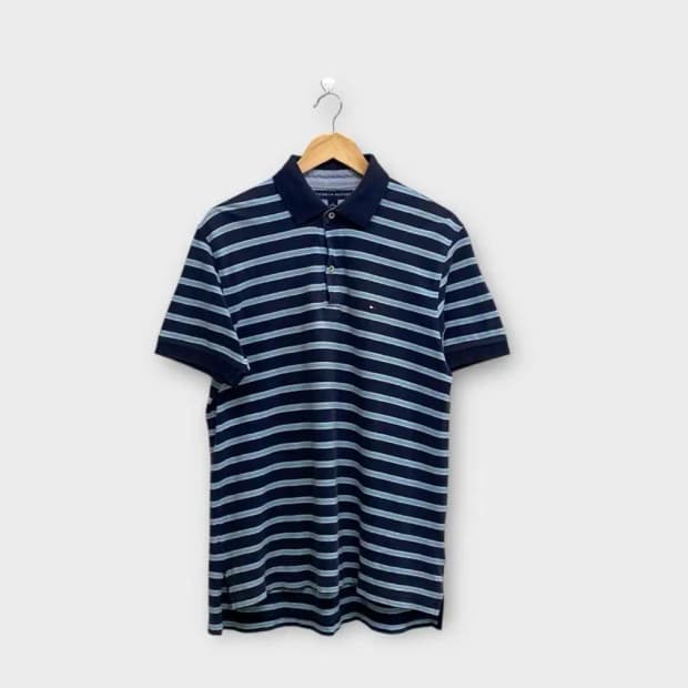 타미힐피거 스트라이프 반팔티 M-L