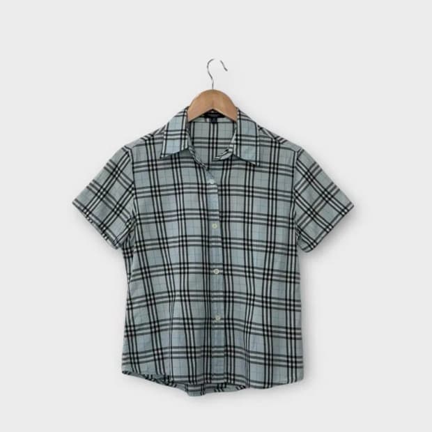 버버리 BURBERRY 여성 체크남방 M