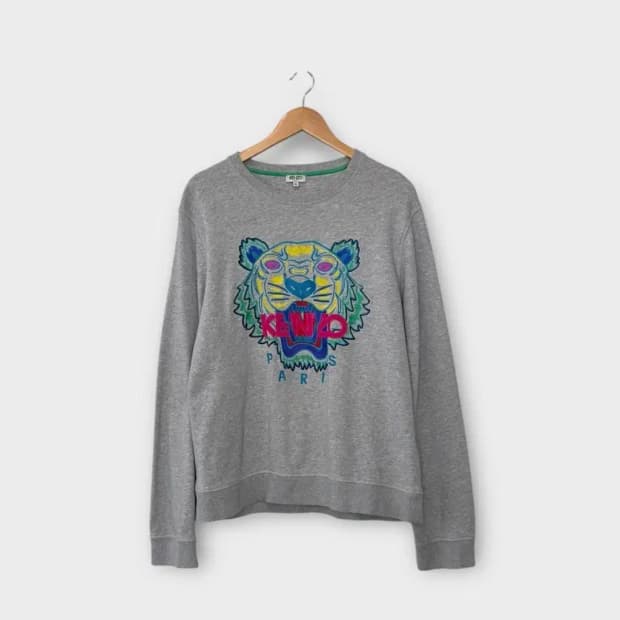 겐조 KENZO 호랑이자수 맨투맨 L-XL