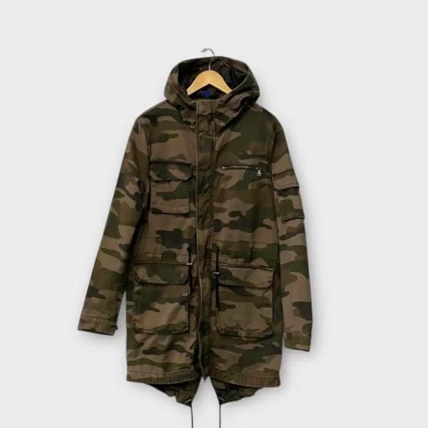 H&M 밀리터리 후드야상 L